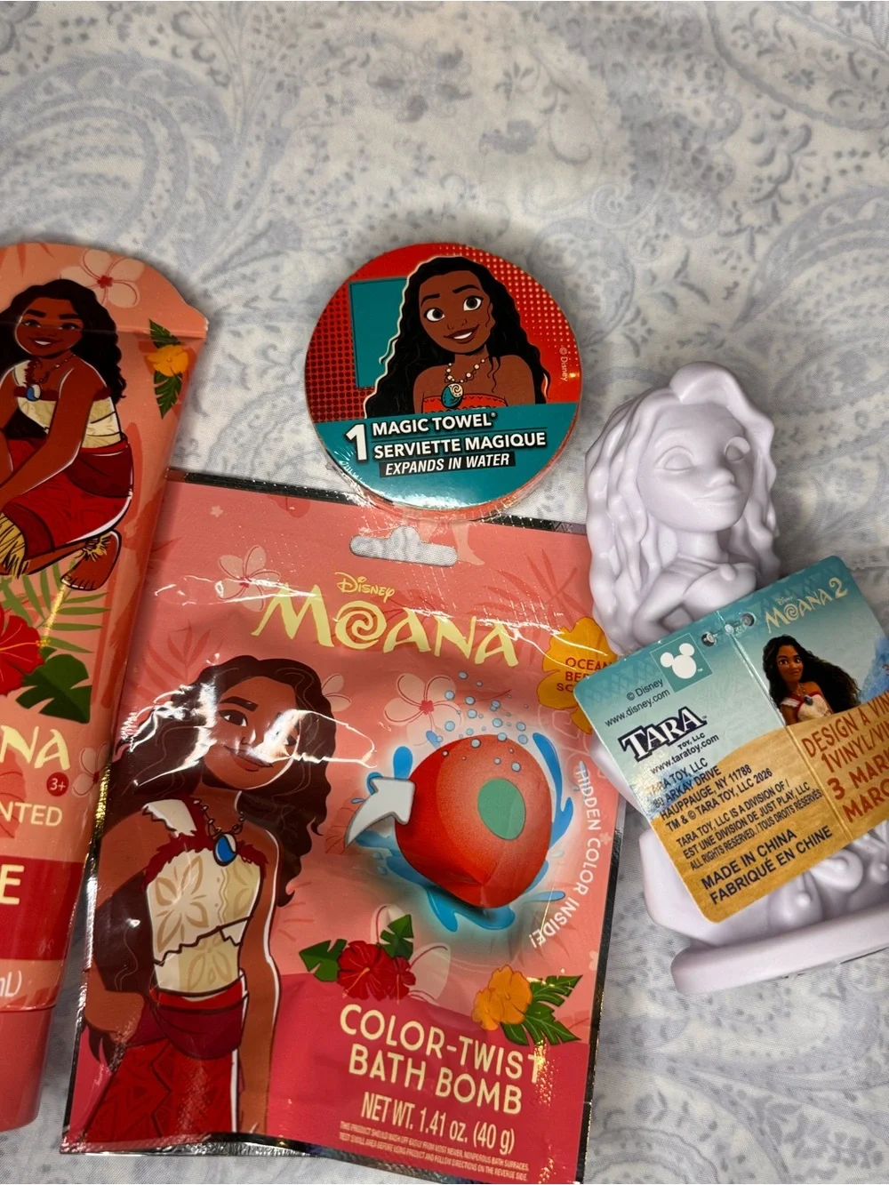 Moana Bath & Toy Set